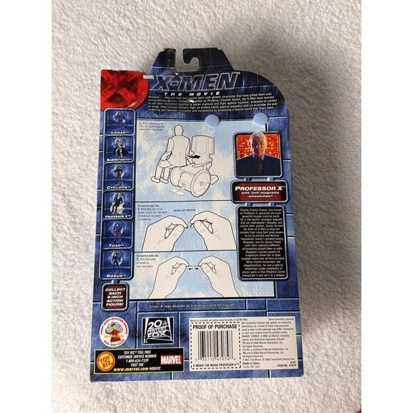 Marvel X-Men Patrick Stewart as Professor X/2000 TOYBIZ - Picture 6 of 6